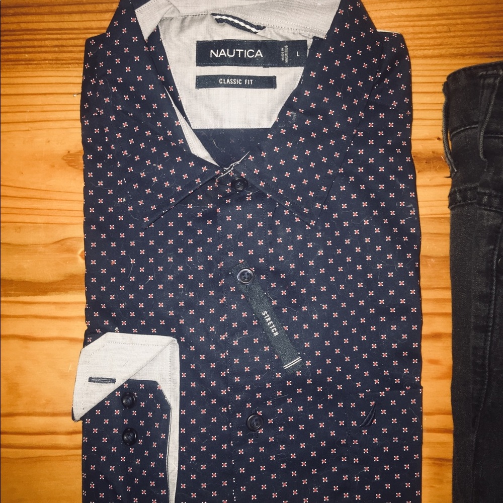 PRINT DRESS SHIRT - Picture 2 of 3